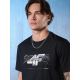 8. T-shirt regular z nadrukiem męski 4F 4FRSS26TTSHM3662-20S