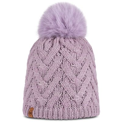 Czapka BUFF KNITTED & FLEECE BAND BEANIE CARYN LILAC ICE