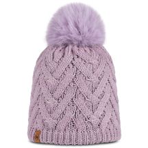 Czapka BUFF KNITTED & FLEECE BAND BEANIE CARYN LILAC ICE