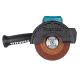 11. MAKITA SZLIFIERKA KĄT.125mm  GA5093X01 1900W WŁĄCZNIK ŁOPATKOWY, REG.OBR., HAMULEC