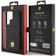 8. Etui Ferrari Carbon Stitched Bottom na Samsung Galaxy S24 Ultra - czarne
