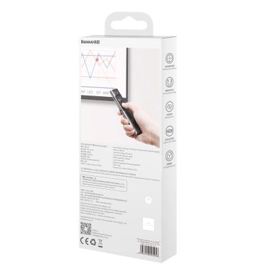 7. Wskaźnik laserowy Baseus Orange Dot bezprzewodowy do prezentacji - szary (bez baterii)