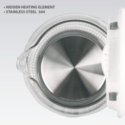 3. Czajnik elektryczny szklany 1,7l 2200W MR-056-GREY MAESTRO