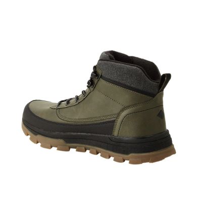 4. Lee Cooper buty sportowe męskie zimowe trzewiki khaki ocieplane