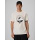 T-shirt regular z nadrukiem męski 4F 4FRSS26TTSHM4298-11S
