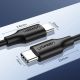 11. Kabel Ugreen US286 USB-C - USB-C PD QC 3A 480Mb/s 2m - czarny