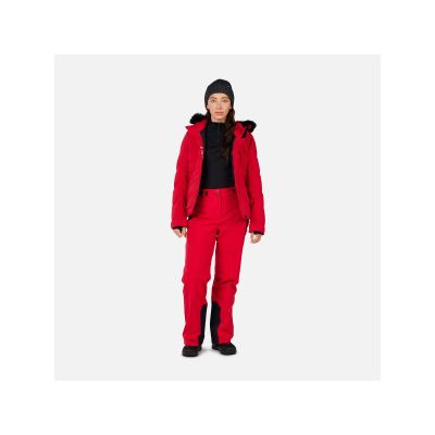 2. Spodnie narciarskie damskie ROSSIGNOL W Strawpile Insulated Pant czerwone