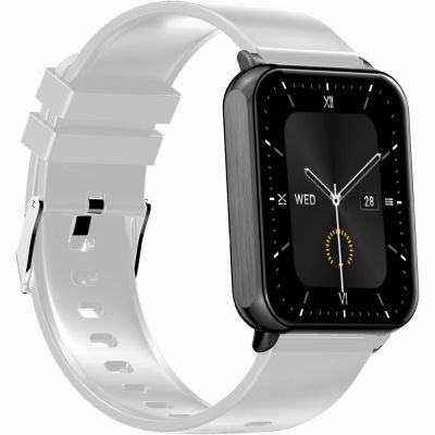 9. Smartwatch Gravity Biało Czarny 2 Paski GT17-8