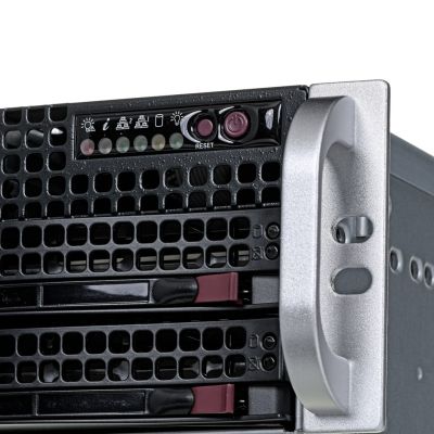 4. OBUDOWA SERWEROWA SUPERMICRO CSE-825TQC-R802LPB (Black 2U SC825TQC SAS3 LP Chassis w/ Red. 800W PWS)