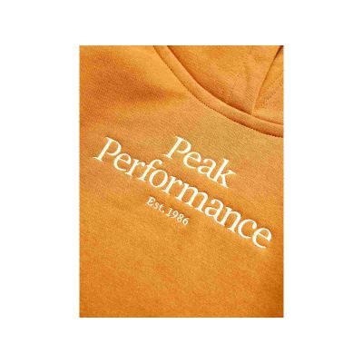 3. Bluza Peak Performance Jr Original Hood pomarańczowy