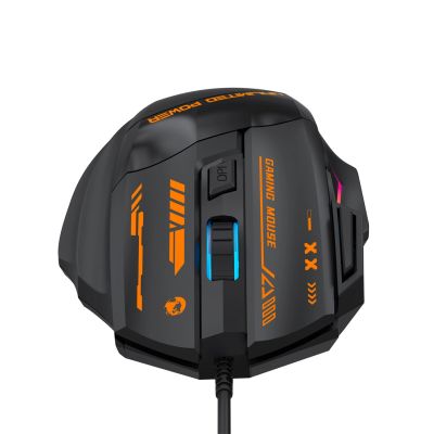 7. Mysz przewodowa Wozinsky WMGK-1179W gamingowa optyczna 7200 DPI z podświetleniem - czarna