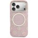 3. Etui Guess IML Peony Dot MagSafe na iPhone 17 Pro - różowe