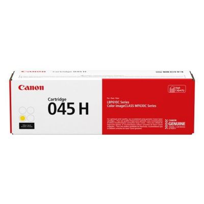4. Canon 045 H kaseta z tonerem 1 szt. Oryginalny Żółty