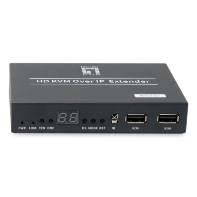 LevelOne HVE-6701R Ściana wideo HDMI przez nadajnik IP PoE bk