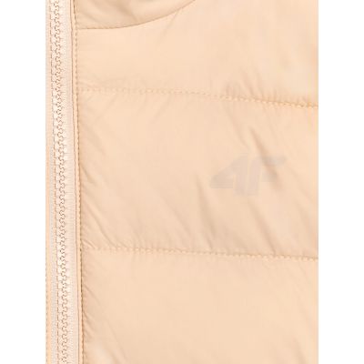 4. Kurtka puchowa z wypełnieniem syntetycznym dziewczęca 4F 4FJRAW25TDJAF0816-83S