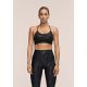 3. Stanik sportowy CASALL Sleek Strappy Sports Bra Printed kolor czarny