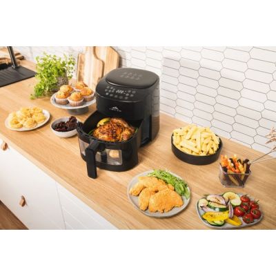 8. Eta Vista Digi Pojedyńczy 4,3 l Autonomiczny 1300 W Frytkownica na gorące powietrze Czarny