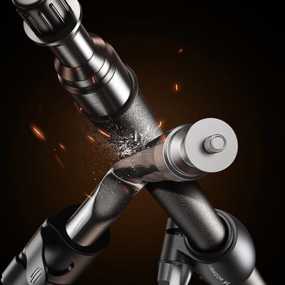 3. Statyw trójnożny Wozinsky WRLD-00Y1S tripod wytrzymały statyw ze stali węglowej 1.7m matowy - czarny