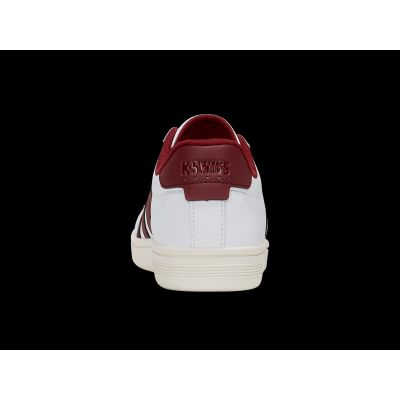 4. Sneakersy K-swiss COURT TIEBREAK II WHITE/TIBETAN RED/SNOW WHITE-M (04413-152-M)