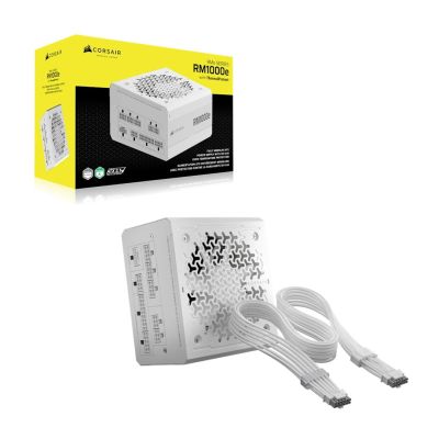 2. Corsair RM Series RM1000e moduł zasilaczy 1000 W 24-pin ATX ATX Biały