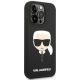 4. Etui Karl Lagerfeld Silicone Karl`s Head na iPhone 14 Pro Max - czarne
