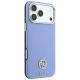 4. Etui Guess Grained Round Strass Logo MagSafe na iPhone 18 Pro / 17 Pro - niebieskie