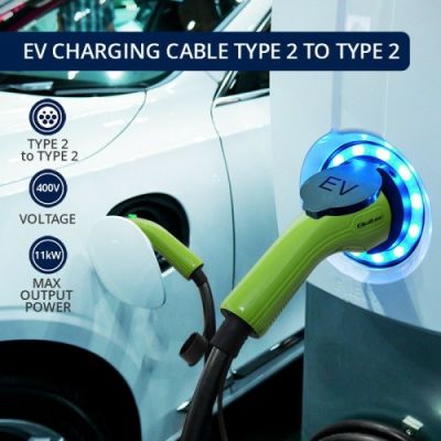 9. Qoltec 52473 kabel do ładowania pojazdów elektrycznych Czarny Typ 2 5 m