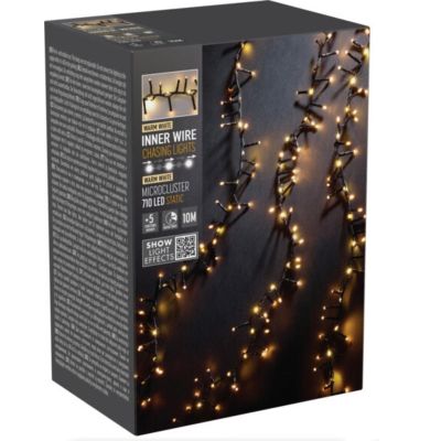 8. LAMPKI CHOINKOWE ŁAŃCUCH ŚWIETLNY 710 LED CIEPŁY BIAŁY
