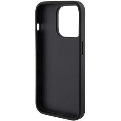 8. Etui Guess Grip Stand 4G Triangle Strass na iPhone 15 Pro Max - czarne