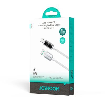 2. Kabel Joyroom S-A55 StarFlight 66W USB-A - USB-C 1,2m - biały