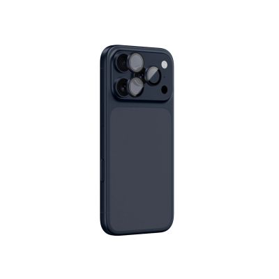 2. Szkło na aparat AMAZINGTHING Sapphire na iPhone 17 Pro / Pro Max - z niebieską ramką