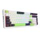 2. REDRAGON K686WBG-RGB-MAX Eisa Max klawiatura USB + RF Wireless + Bluetooth Biały, Czarny