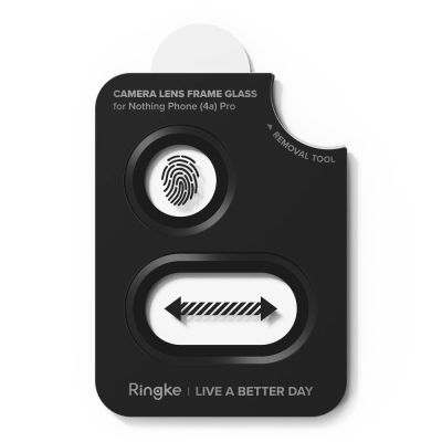 5. Osłona aparatu Ringke Camera Frame Protector 2-Pack na Nothing Phone 4A Pro - czarna