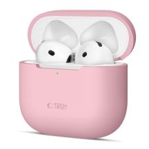 Etui Tech-Protect Silicone na Apple AirPods 4 - różowe