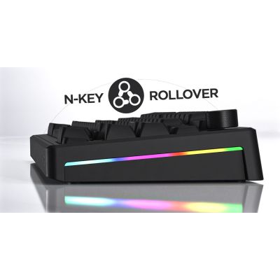 10. HATOR Skyfall 65 Wired klawiatura Uniwersalne USB QWERTY Angielski Czarny