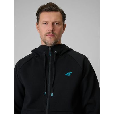 5. Bluza dresowa regular z kapturem męska 4F 4FRSS26TSWSM2974-20S