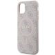 6. Etui Guess 4G Collection Leather Metal Logo MagSafe na iPhone 11 / XR - różowe