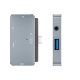 2. HUB Tech-Protect V6 4w1 USB-C - USB-A 3.0 / USB-C PD100W / HDMI / mini jack 3.5mm - szary