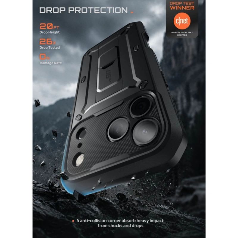 7. Etui Supcase Unicorn Beetle Pro na iPhone 18 Pro Max / 17 Pro Max - czarne