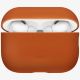 3. Etui UNIQ Lino Silicone na AirPods Pro 3 - pomarańczowe