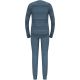 2. Komplet bielizny termoaktywnej dziecięcy ODLO Active Warm Set Long niebieski