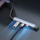 5. Hub USB-A Orico AH-A13 stacja dokująca 1x USB-A 3.0 + 3x USB-A 2.0 - szary