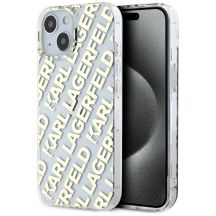 Etui Karl Lagerfeld IML Fullover Logo na iPhone 15 / 14 / 13 - złote