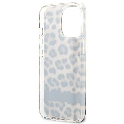 7. Etui Guess Leopard na iPhone 13 Pro / iPhone 13 - brązowe