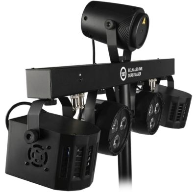 18. Multiefekt LIGHT4ME BELKA LED PAR DERBY LASER