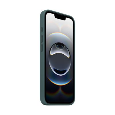 Silikonowe etui Apple iPhone 16e – Jezioro Zielone | Jabłko
