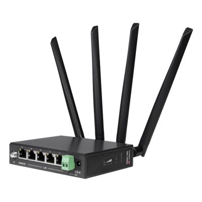 7. Edimax D4G-7459AC Przemysłowy router WiFi Rail 4G LTE AC1200