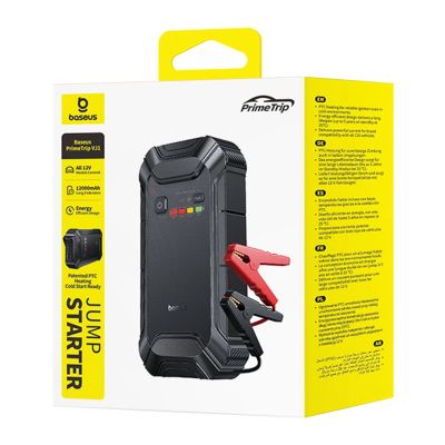 6. Jump starter Baseus PrimeTrip VJ1 12000mAh - czarny