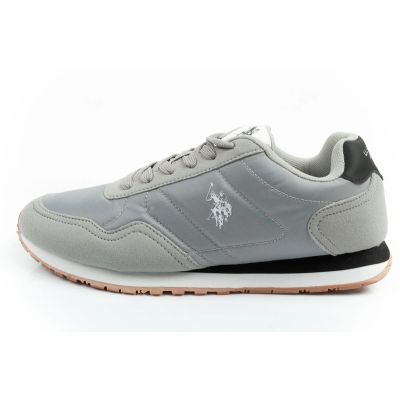 2. U.S Polo Assn buty sportowe sneakersy męskie modne wygodne szare