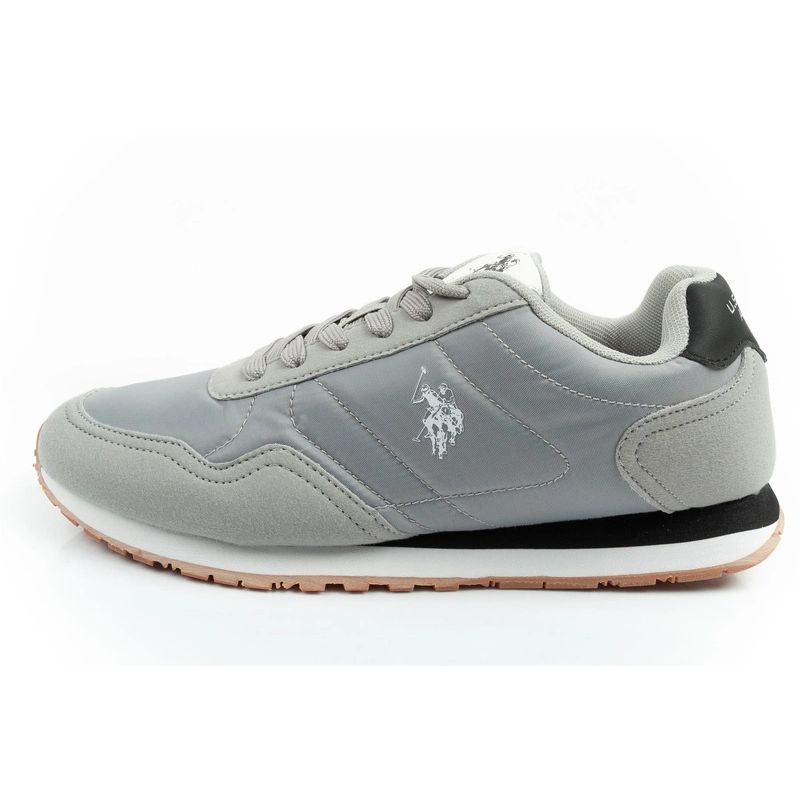 2. U.S Polo Assn buty sportowe sneakersy męskie modne wygodne szare